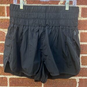 Free People Movement Black High Waisted Shorts size XL